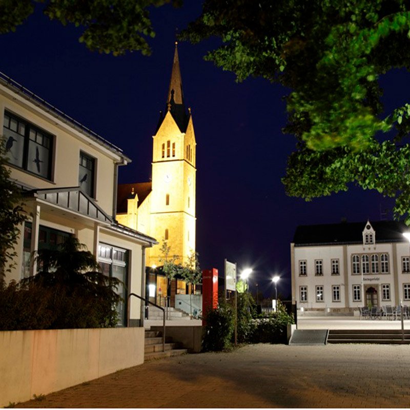 Blick auf die Pfarrkirche St.Peter und Paul in Medebach