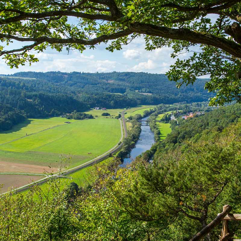 Blick auf die Eder